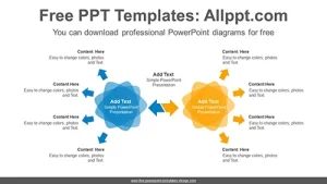 Overlaid triangle PowerPoint Diagram Template