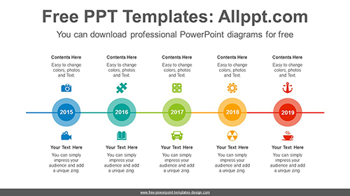 Overlap circle PowerPoint Diagram Template