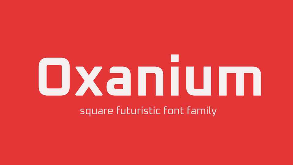 Oxanium Font Family › Fontesk