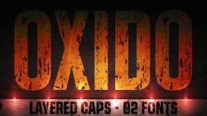 OXIDO Eroded Font › Fontesk