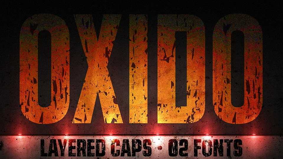 OXIDO Eroded Font › Fontesk