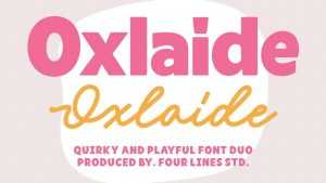 Oxlaide Font › Fontesk