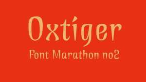 Oxtiger Font › Fontesk