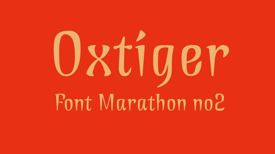 Oxtiger Font › Fontesk