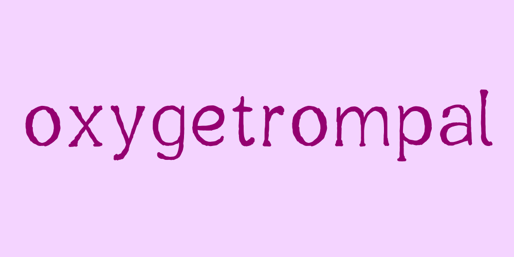 Oxygetrompal font