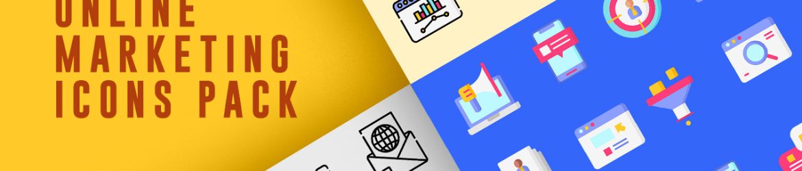 Pack of Online Marketing Icons-graphics fuel