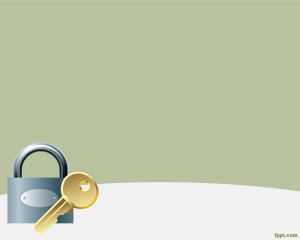 Padlock PowerPoint Template