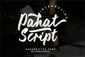 Pahat Script Font
