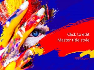 Paint Artwork PowerPoint Template