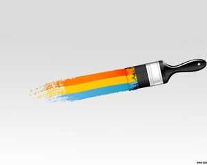Paint Brush PowerPoint Template