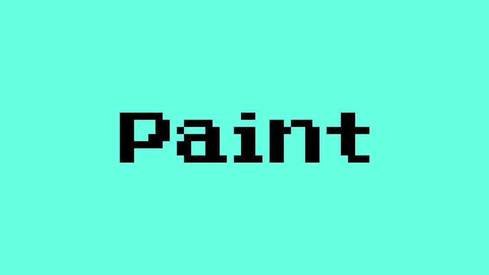 Paint Font › Fontesk