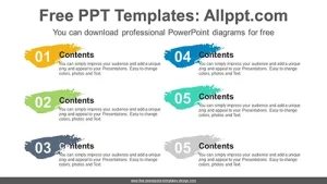 Paint Marks Numbering PowerPoint Diagram