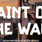 Paint on the Wall Font › Fontesk