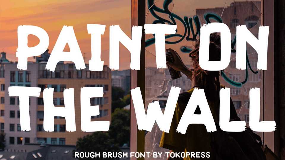 Paint on the Wall Font › Fontesk