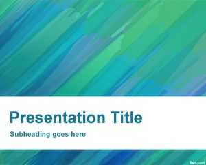 Painted Background PowerPoint Template