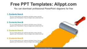 Painting Mark PowerPoint Diagram