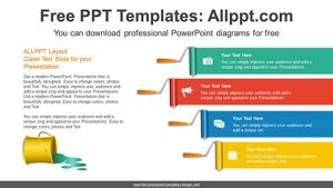 Painting Roller Banner PowerPoint Diagram