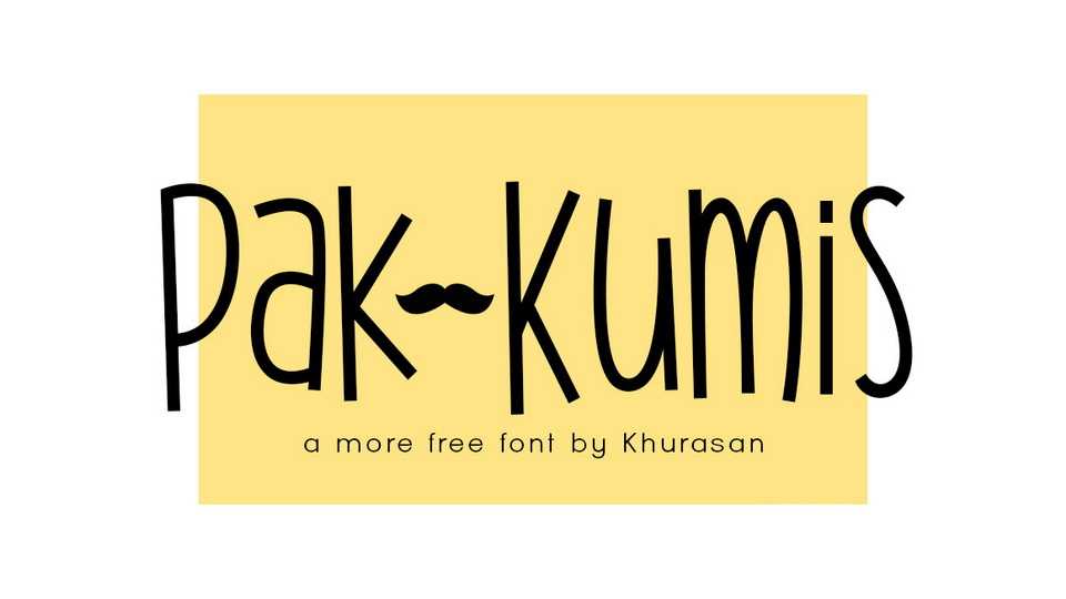 Pak Kumis Font › Fontesk