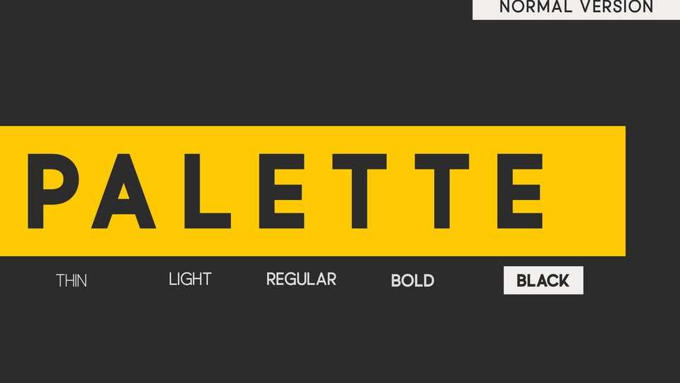 Palette Font › Fontesk