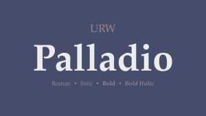 Palladio Font Family › Fontesk