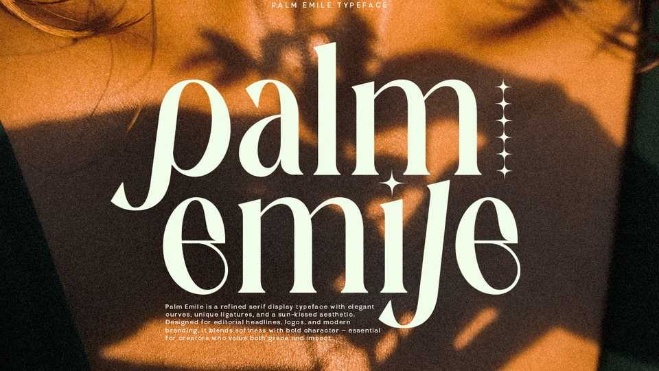 Palm Emile Font › Fontesk