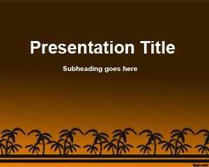 Palm PowerPoint Template