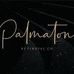 Palmaton Handwritten Font