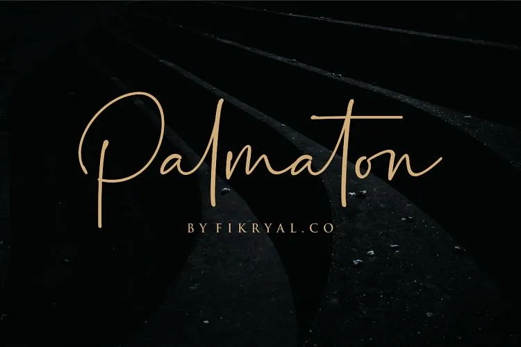 Palmaton Handwritten Font