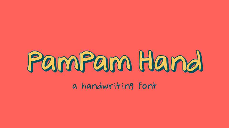 PamPam Hand Font › Fontesk
