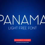 Panama Font - Fonte Grátis Panama Font