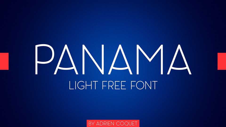 Panama Light Font › Fontesk