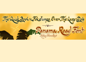 Panama Road Font