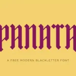 Panata Blackletter Font