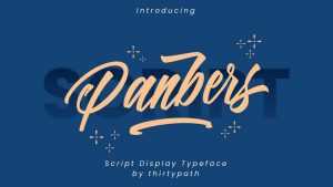 Panbers Script Font › Fontesk