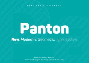 Panton Free Modern Geometric Font