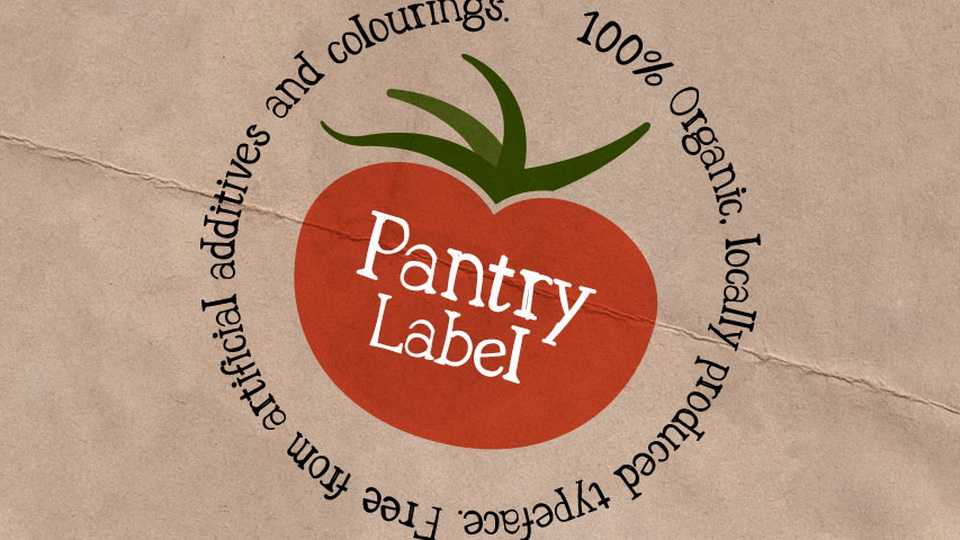 Pantry Label Font › Fontesk