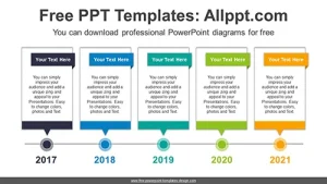 Paper Card Text Box PowerPoint Diagram