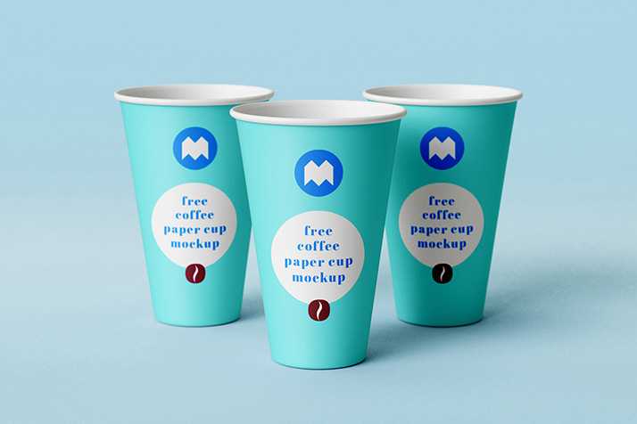 Paper coffee cup mockup