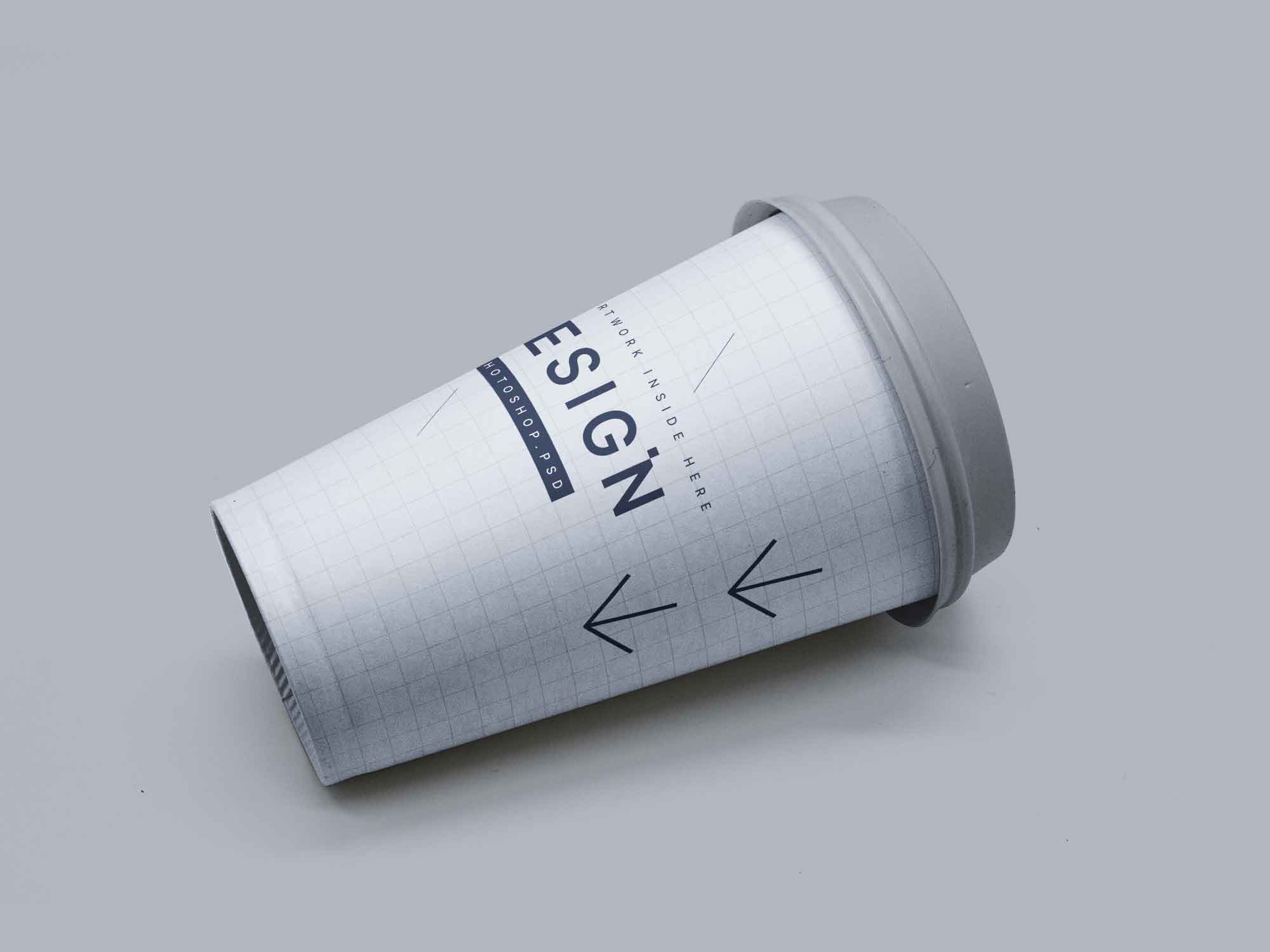 Paper Coffee Cup Mockup (PSD)