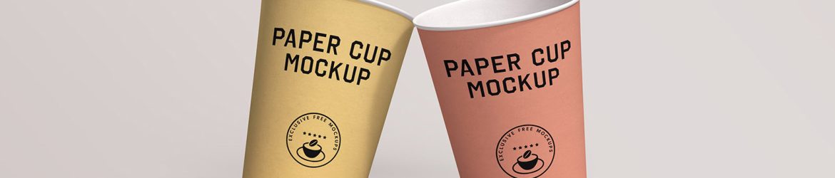 Paper Cups Mockup