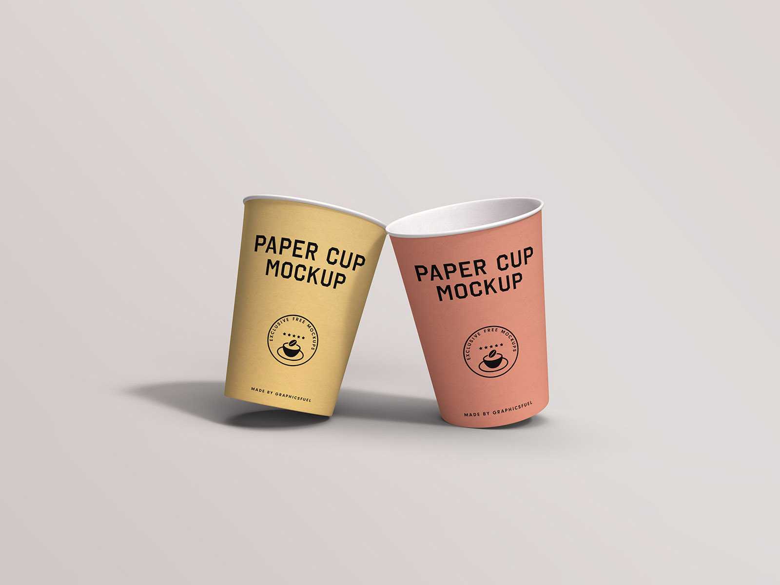 Paper Cups Mockup