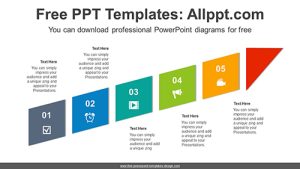 Paper Cutting Banner PowerPoint Diagram