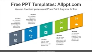 Paper cutting banner PowerPoint Diagram Template