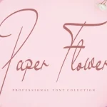 Paper Flower Handwritten Font