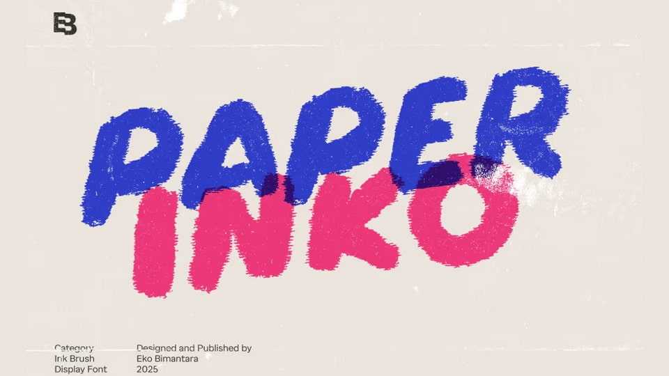 Paper Inko Font › Fontesk