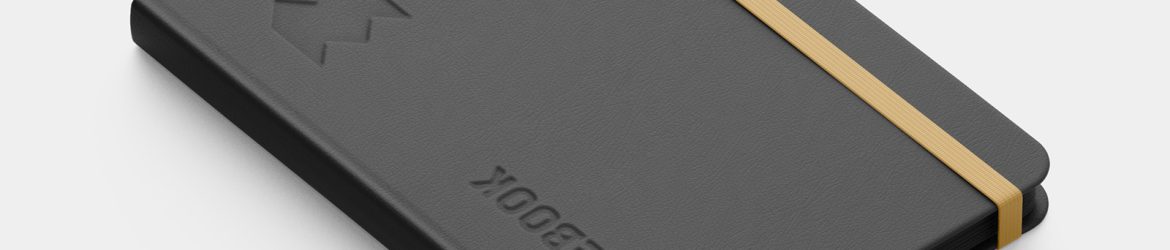 Paper notebook mockup