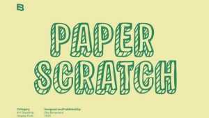 Paper Scratch Font › Fontesk