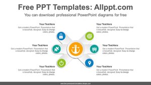 Paper stick PowerPoint Diagram Template