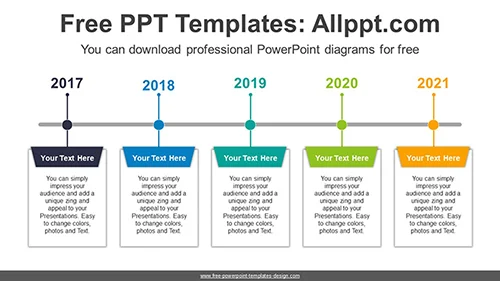 Paper Text Box PowerPoint Diagram