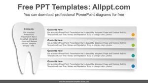Paper Texture Tooth PowerPoint Diagram